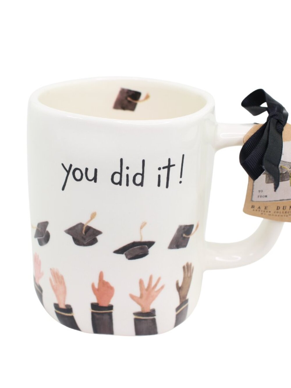 Rae Dunn "You Did It!" Graduation Ceramic Coffee Mug